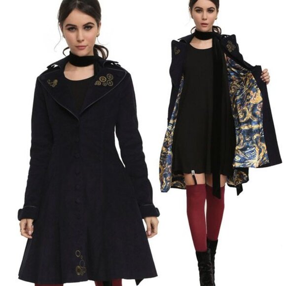 Hot Topic Jackets & Blazers - Doctor Who TARDIS Coat, BNWT, navy corduroy, XL